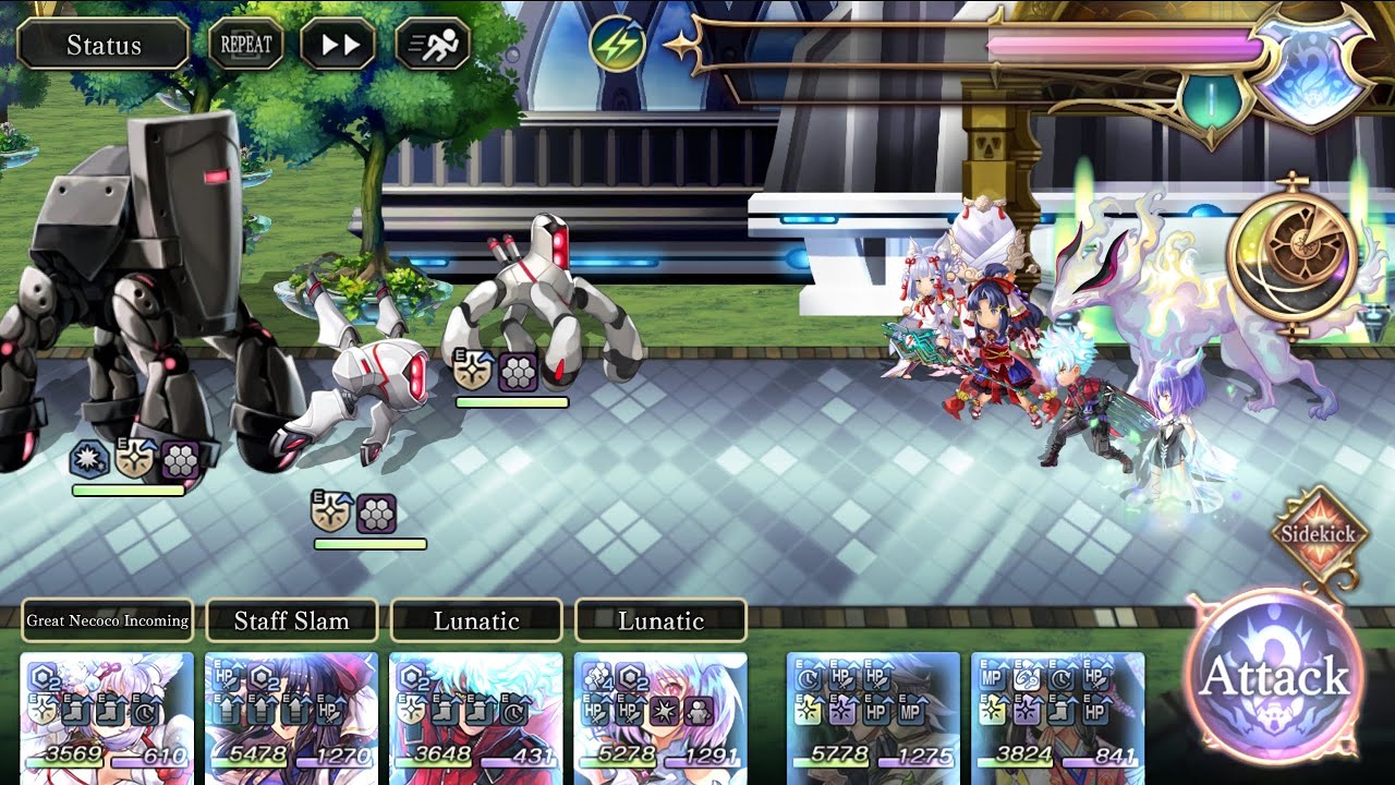Another Eden: Trial to Refuse the Apex Order Extreme 1 vs Necoco ES & SA Eva (80+)