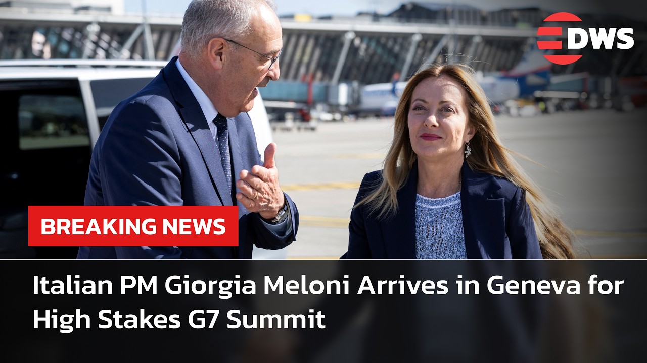 BREAKING: Italian PM Giorgia Meloni Arrives for for High Stakes G7 Summit in Switzerland | AC14