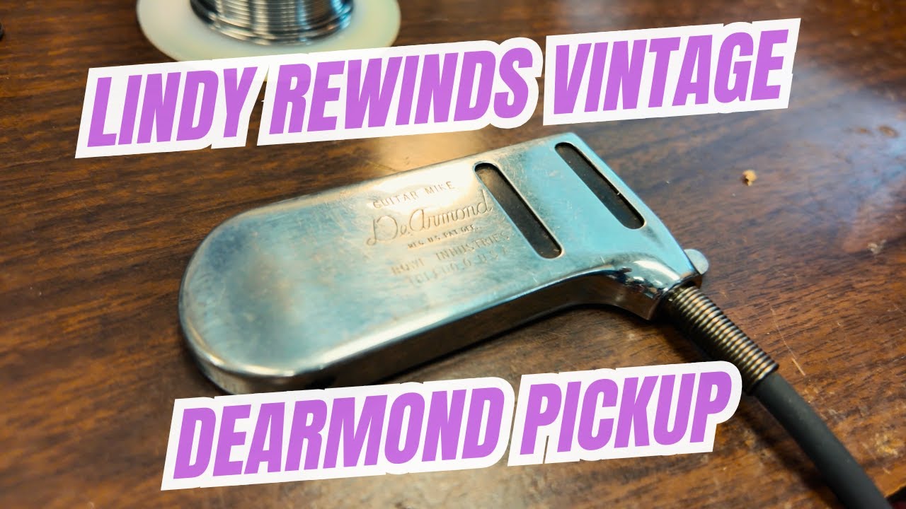 Линди перематывает звукосниматель DeArmond Archtop!