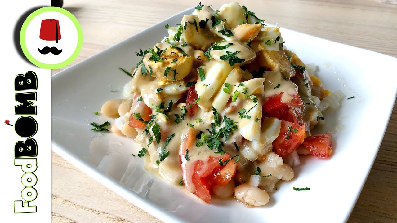 #160 Witte Bonensalade (Piyaz) | Foodbomb