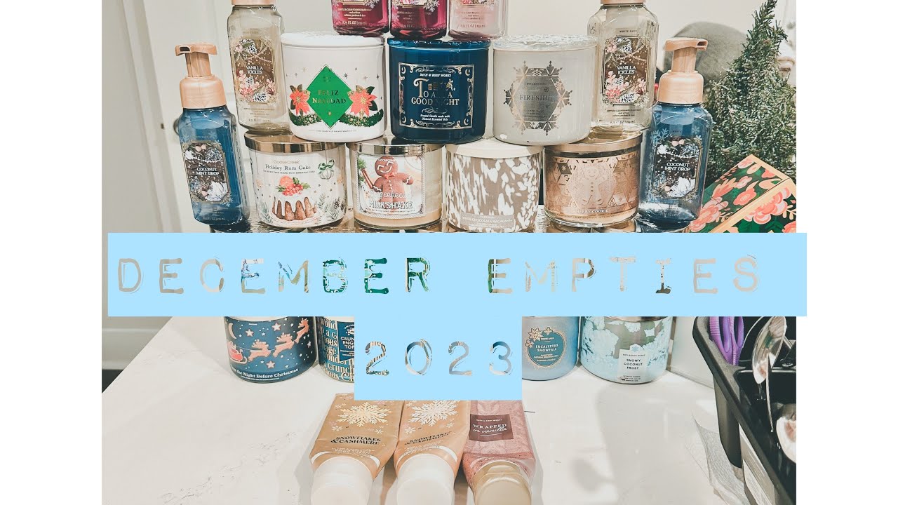 December Empties 2023