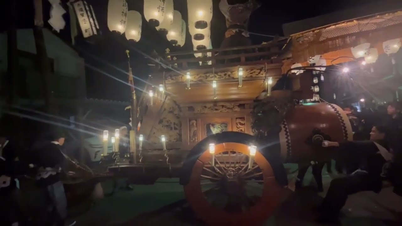 2025年 桑名市 赤須賀神明社石取御神事 赤須賀石取祭 本楽渡祭（赤須賀港町②）