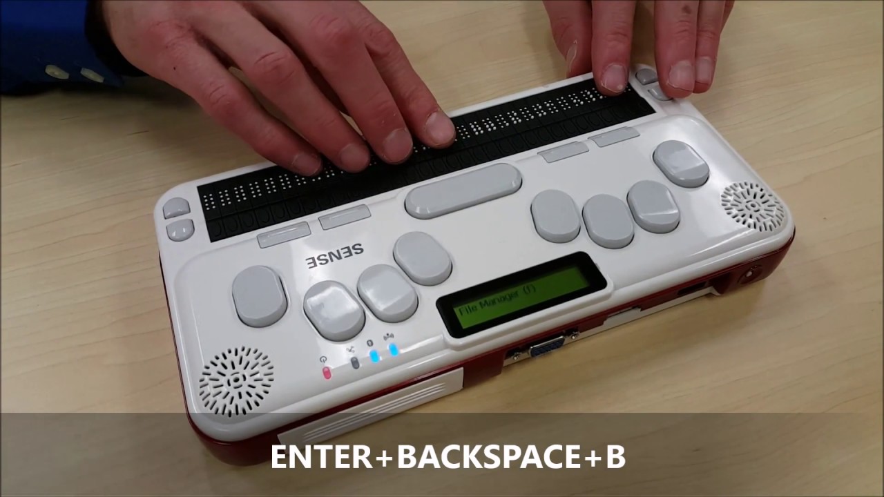 Braille Sense U2: Changing Braille Code to UEB