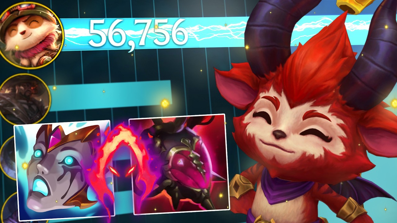 TEEMO with ATOMIC Shrooms will NEVER get old... (1v9 dmg)
