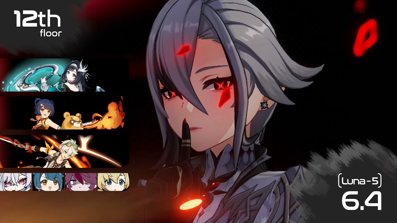 Arlecchino C1 Trio Pyro & Skirk C0 Freeze F2P Options | Genshin Impact (Spiral Abyss Luna 5)