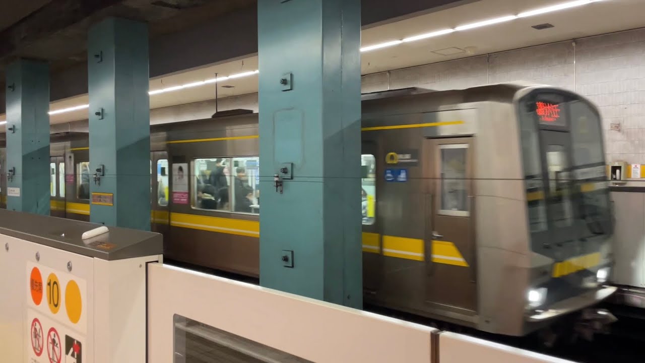 【60FPS】名古屋市営地下鉄東山線を1時間観察　名古屋市交通局亀島駅　5050系　N1000系