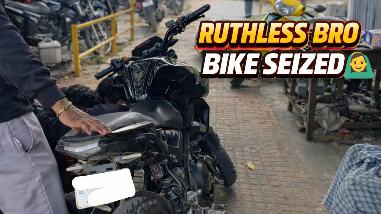 Ruthless bro  bike seized in ಚನ್ನಪಟ್ಟಣ ride 🙆‍♂️ #biker #kannadamotovlogger #karnataka 