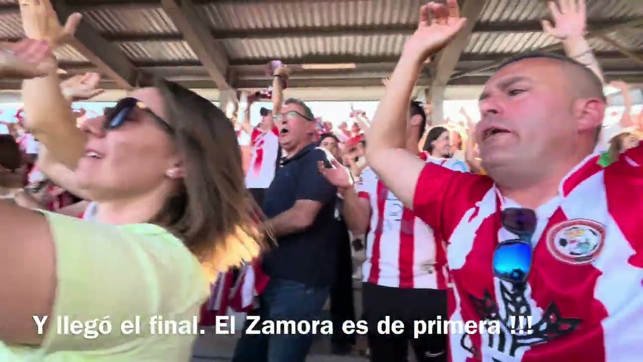 Ascenso a Primera RFEF del Zamora C.F. desde San Sebastián de los Reyes. 02/06/2024 .