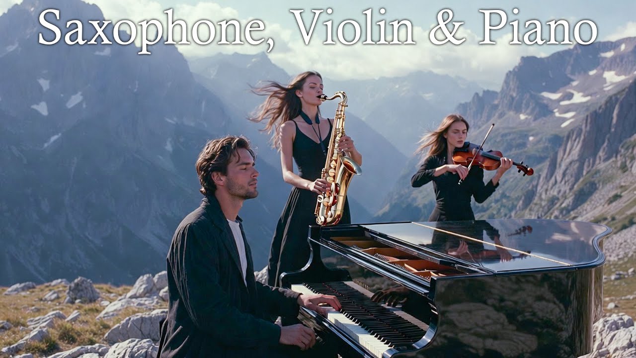 Saxophone, Violin & Piano – Romantic Instrumental Music in the Mountains