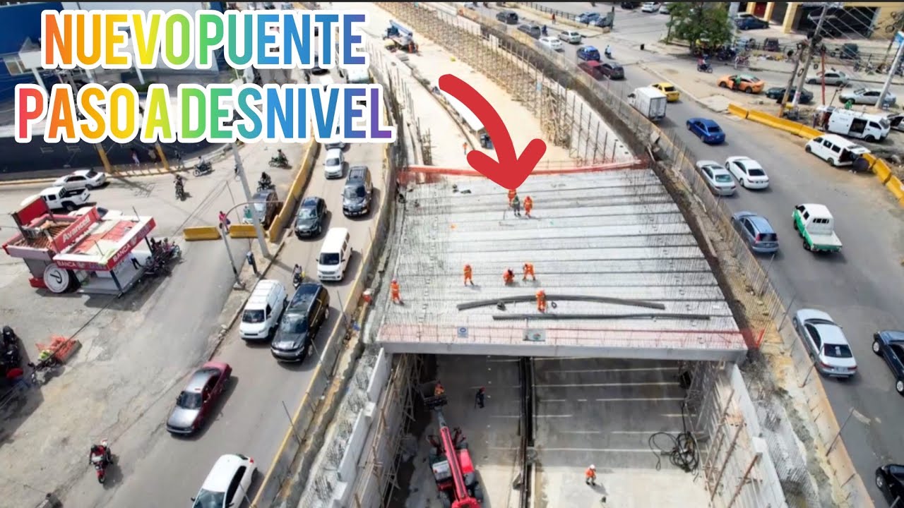 PASO A DESNIVEL ISABEL AGUIAR. NUEVO PUENTE  ya instalado