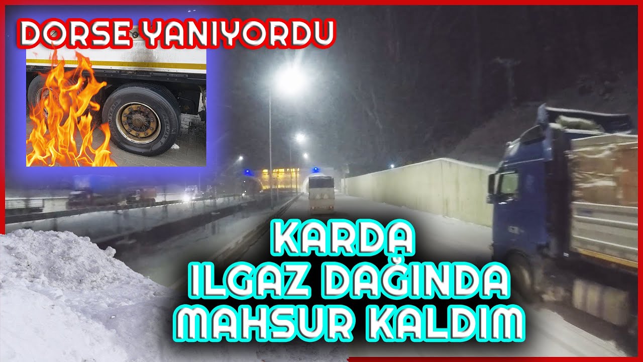 AZ KALSIN DORSE YANIYORDU ! KARDA ILGAZ DAĞINDA MAHSUR KALDIM