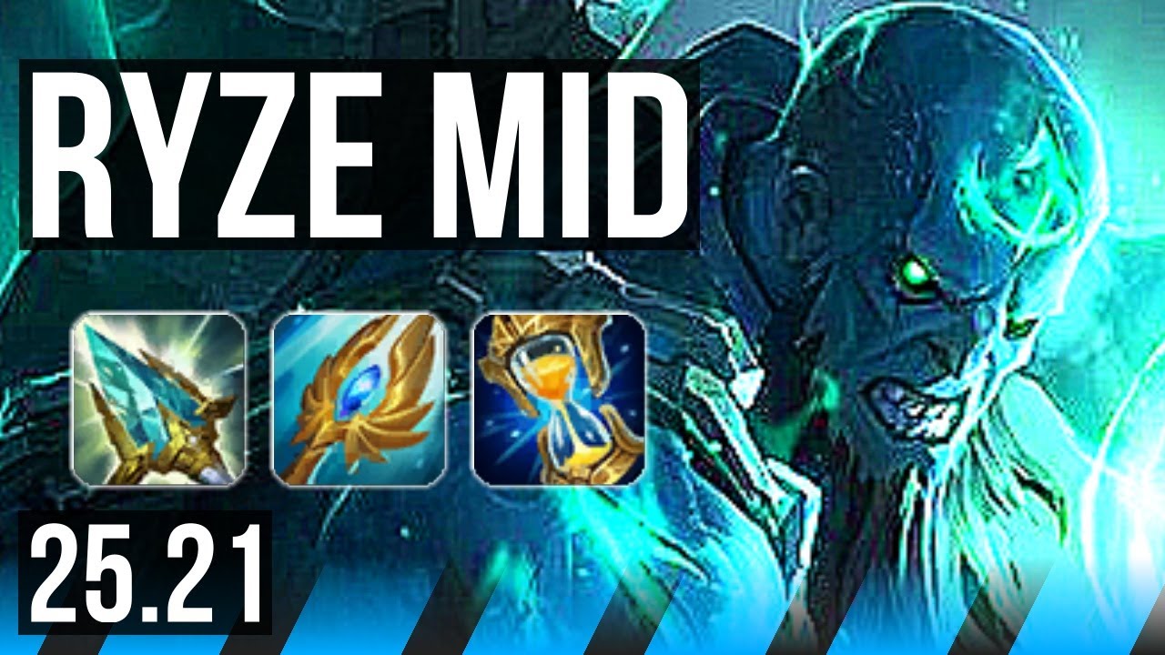RYZE vs YASUO (MID) | 52k DMG, 15/4/14, Dominating | KR Master | 25.21