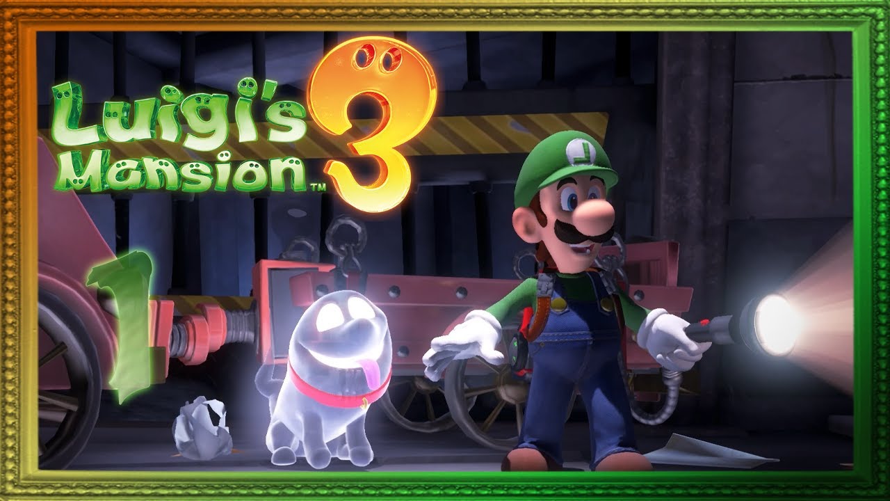 Luigi mit Polterpinscher und Schreckweg FL-U in ein spukiges Abenteuer! 👻 #01 Luigi&rsquo;s Mansion 3