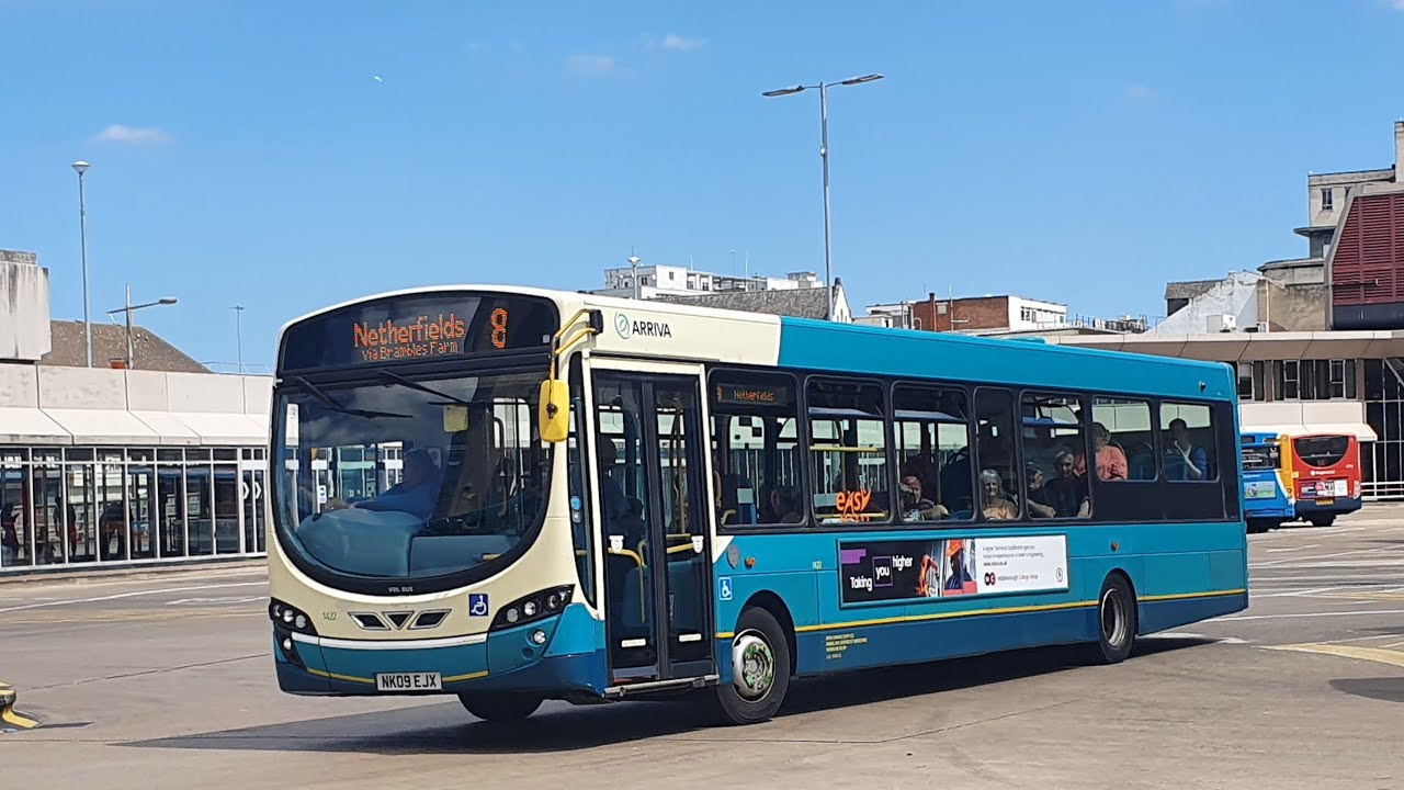 KICKDOWN: Route X22 | NK09EJX/1422 - Arriva North East: VDL SB200/Wright Pulsar 2