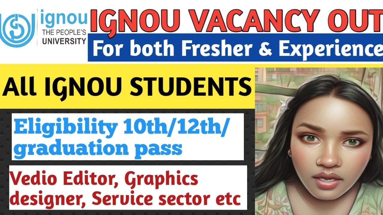 IGNOU Mega Job Placement Drive 2026 || ignou job drive for all students | Eligibility,Apply process👍
