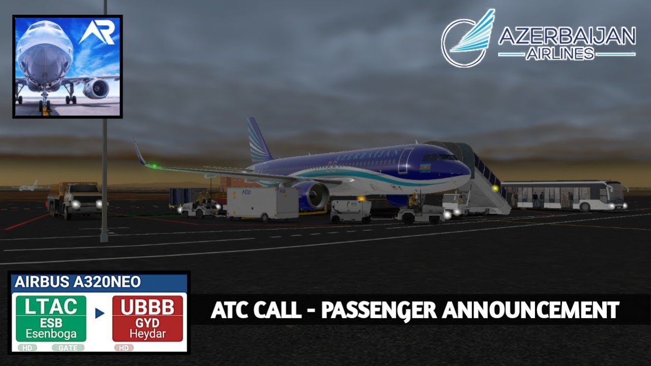 Azerbaijan Airlines A320 Neo: Ankara to Baku | Real Flight Simulator Journey