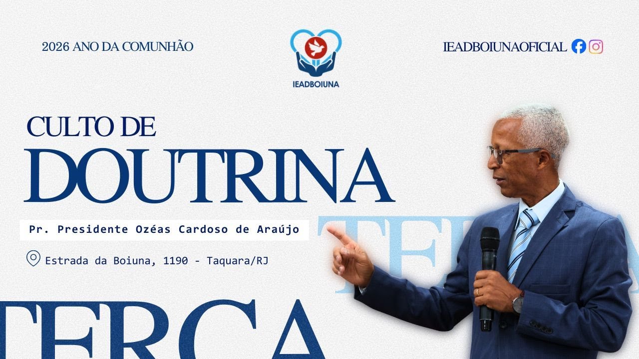 IEADB | CULTO DE DOUTRINA - PALAVRA - LOUVOR - ORAÇÃO - 10/03/2026