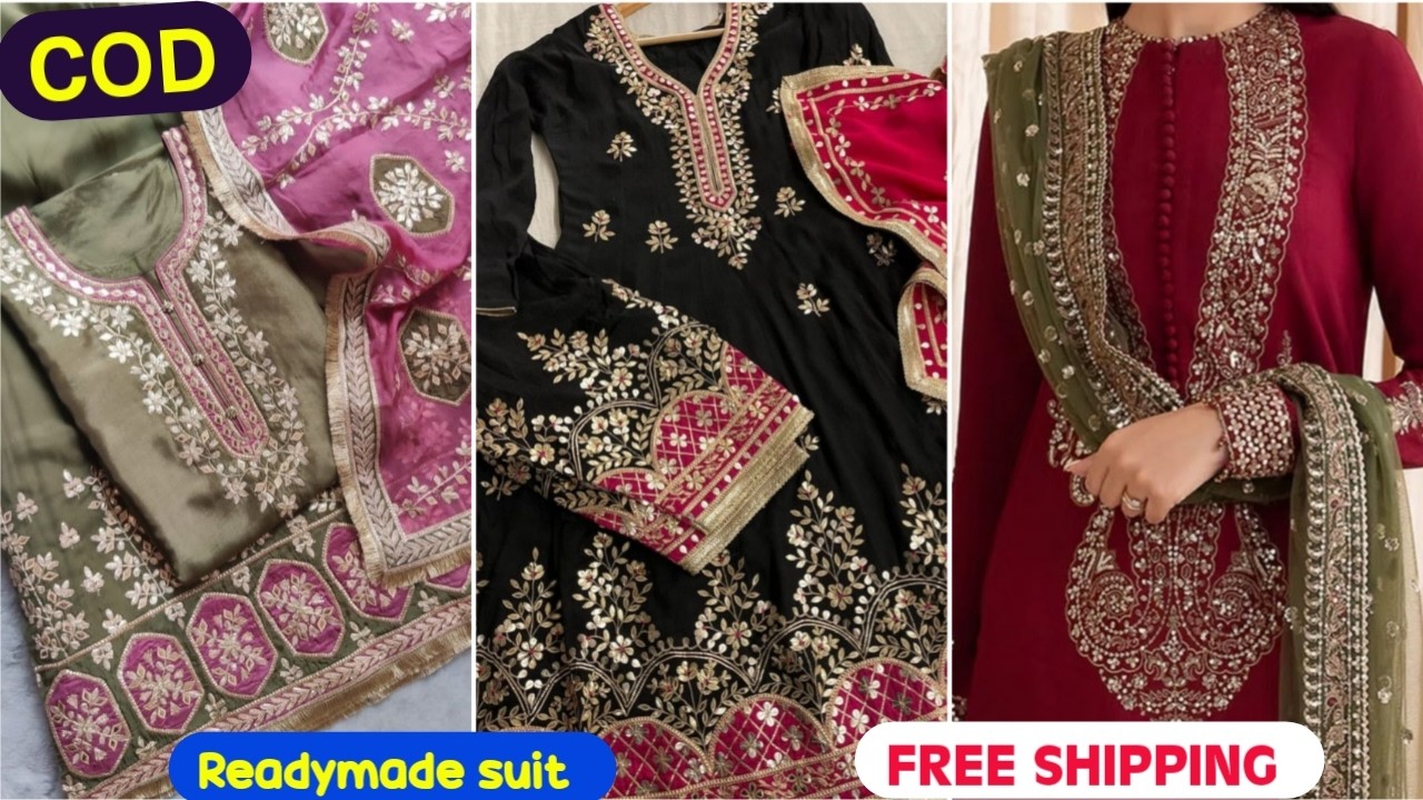 SINGLE COD DELIVERY नए नए सूट लो आधे रेट में SALE #Eid  Eid Partywear Suit For Girls #sale #free