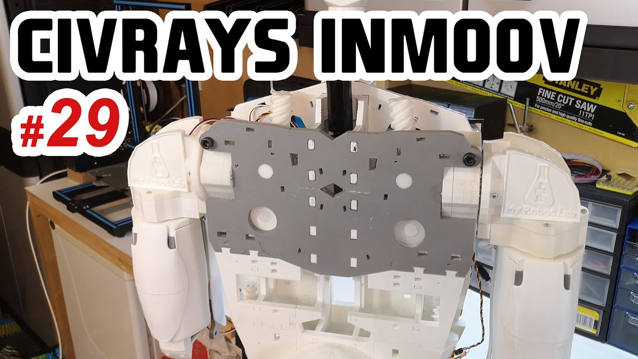 Civrays InMoov - Right shoulder refit