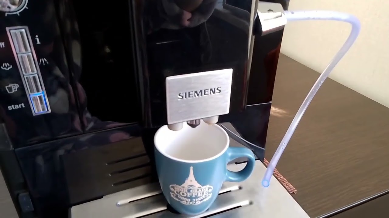 Siemens EQ5 Macchiato пример работы
