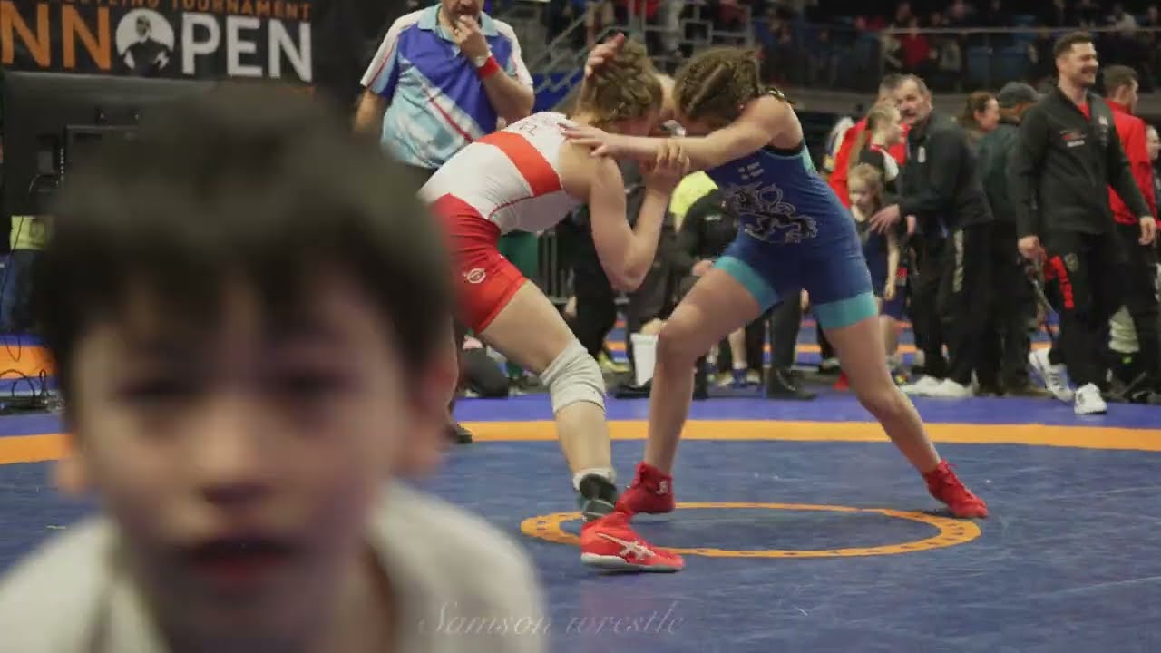 U15 Z. Horbik (POL) vs E. Salonen (FIN). Women 58kg youth wrestling.