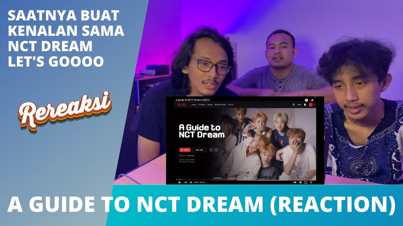 A GUIDE TO NCT DREAM (REACTION) | SAATNYA KENALAN SAMA NCT DREAM
