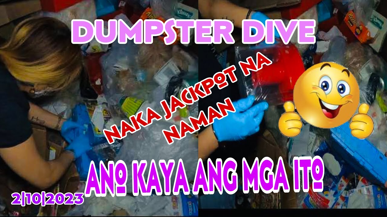 Dumpster Dive|Tinabunan para hindi makita😲#maryspackchannel  2|10|23