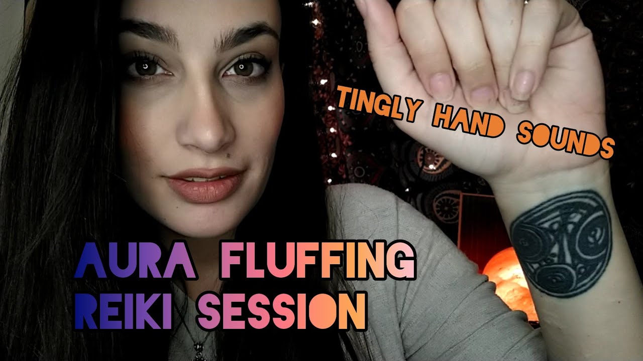 ASMR Fast & Aggressive Aura Fluffing / Reiki | Hand Sounds & Personal Attention