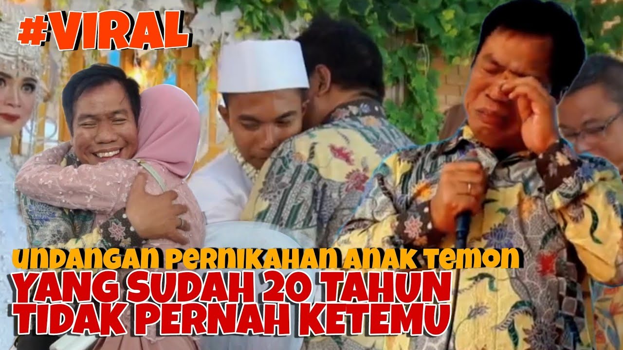 SETELAH BERPISAH SELAMA 20 TAHUN TEMON KAGET MENDAPAT UNDANGAN PERNIKAHAN ANAKNYA..!