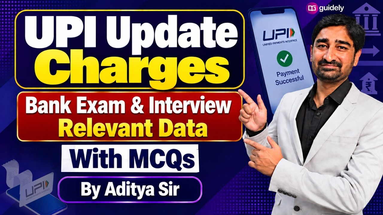 UPI Charges Update 2026 | Bank Exams & Interview Current Affairs | Important Data & MCQ | Aditya Sir