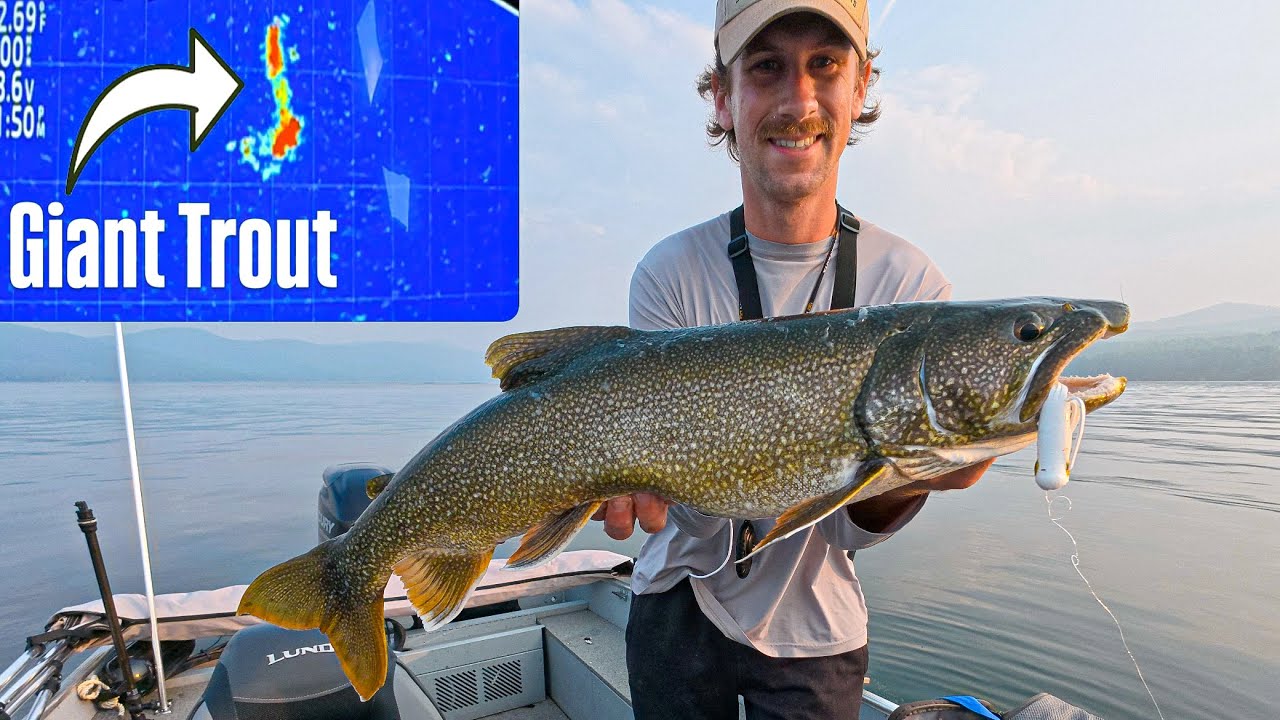 How to Catch BIG Lake Trout using this Technique - Tips and Tricks