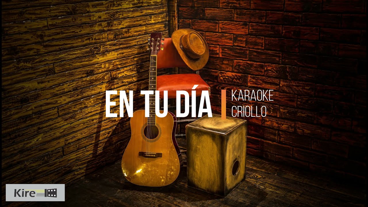 Serenata Criolla (En Tu Día / Feliz te recibe el año) - Vals - Karaoke criollo (Emilio Herrera)