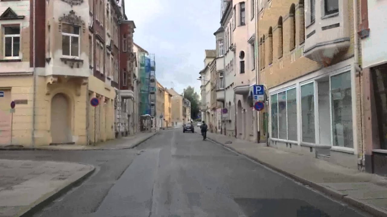 Rundfahrt Meuselwitz Bahnhofstrasse Freitag 15.00 Uhr | fast Menschenleer |
