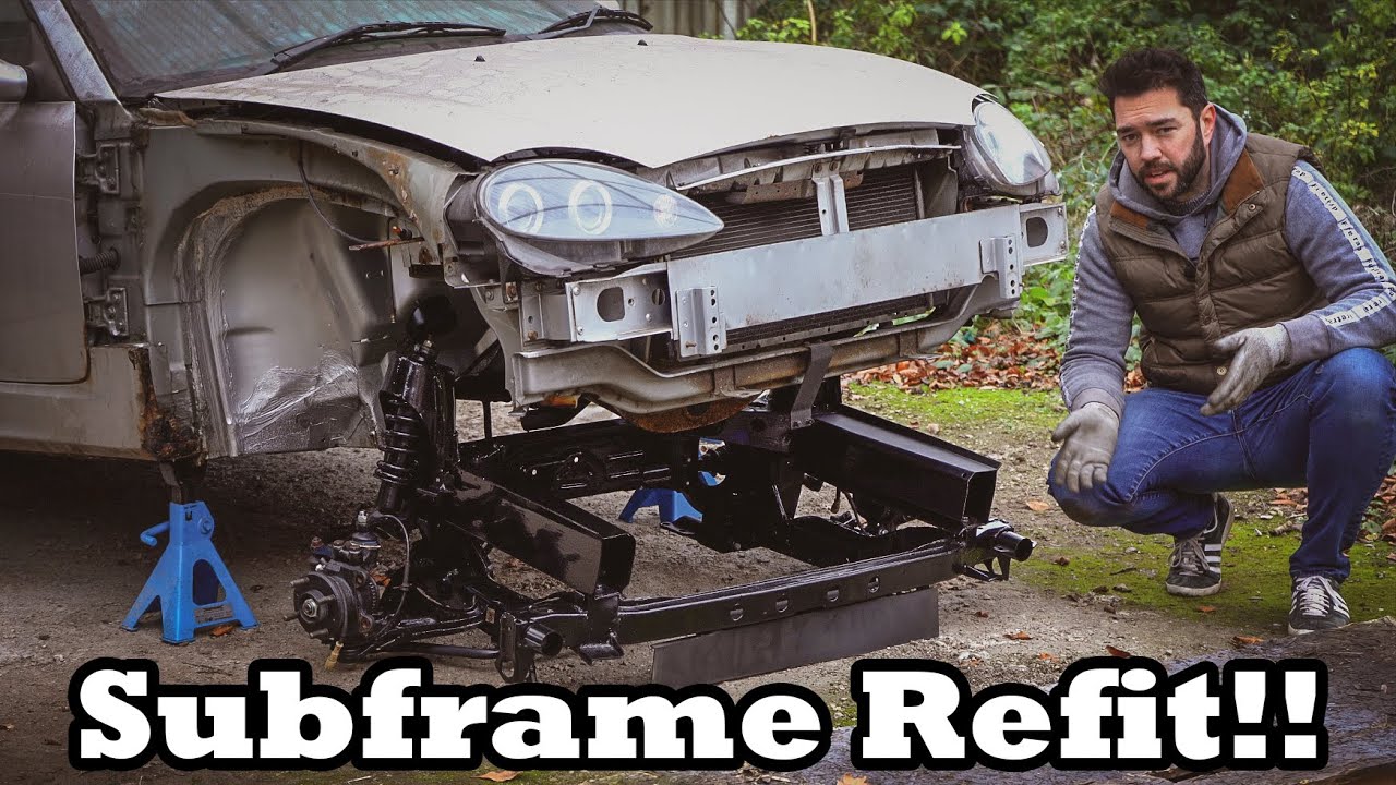 Refitting a subframe on the MG TF