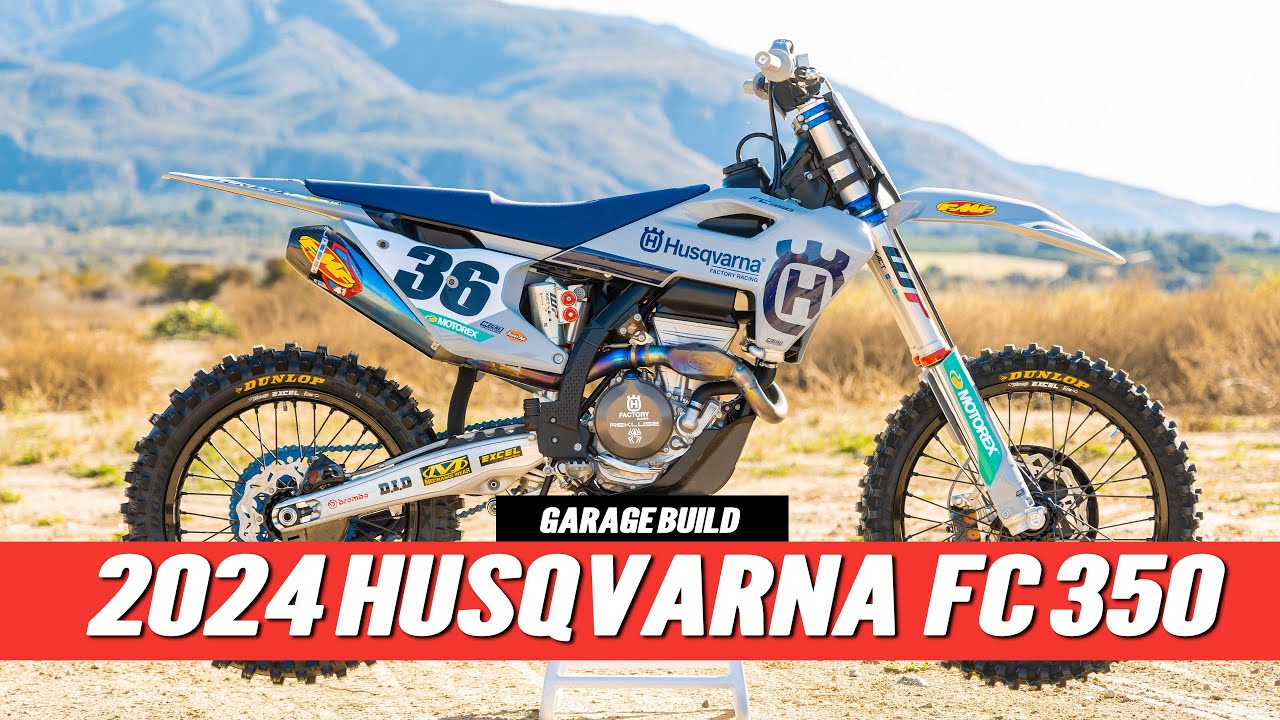 Мотоцикл для гаражной сборки Husqvarna FC 350 2024 года