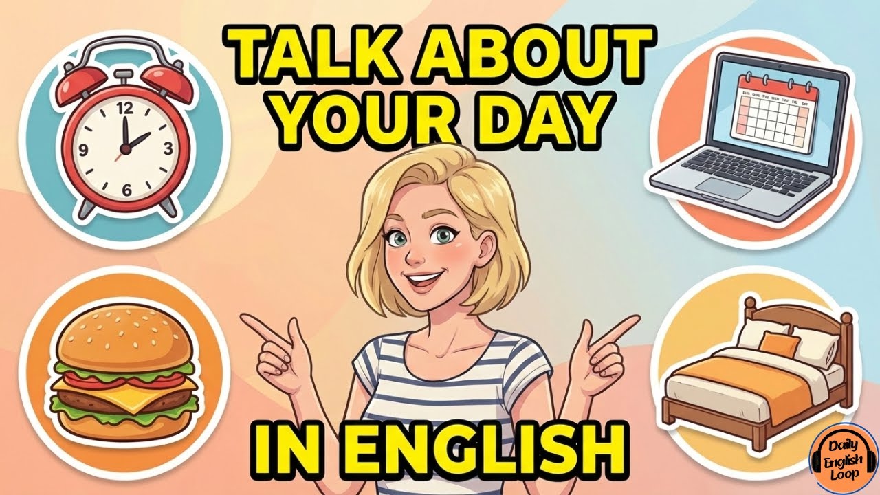 Real English Conversation | A Typical Day in Our Life (6 AM to 10 PM) |   English Podcast