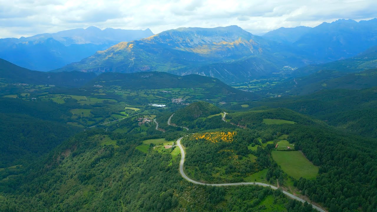 North Spain and the Spanish Pyrenees Road Trip  [4K HDR Drone Video]