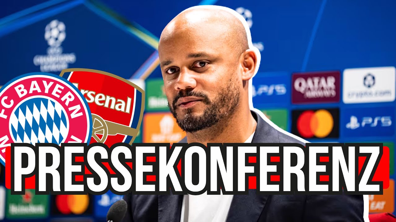 „Die Latte wird immer höher gelegt“ | Vincent Kompany PK | Bayern München-Arsenal
