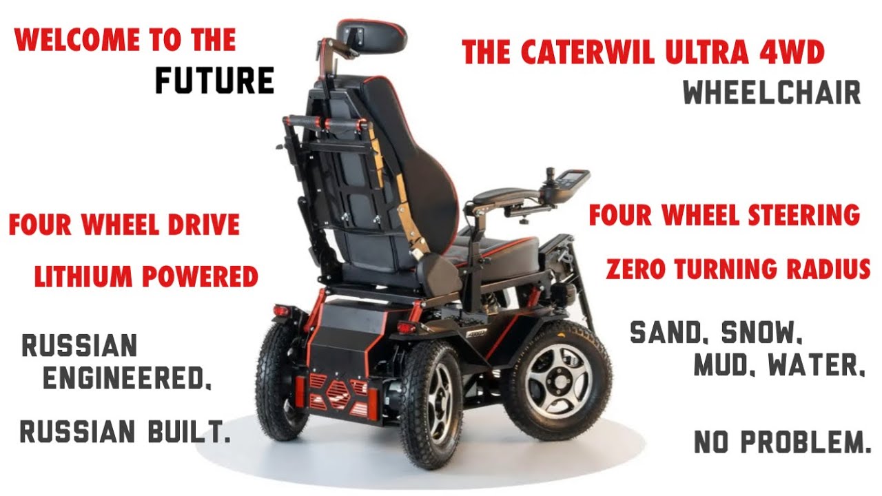 THE CATERWIL ULTRA 4WD AND 4-WHEEL STEERING WHEELCHAIR