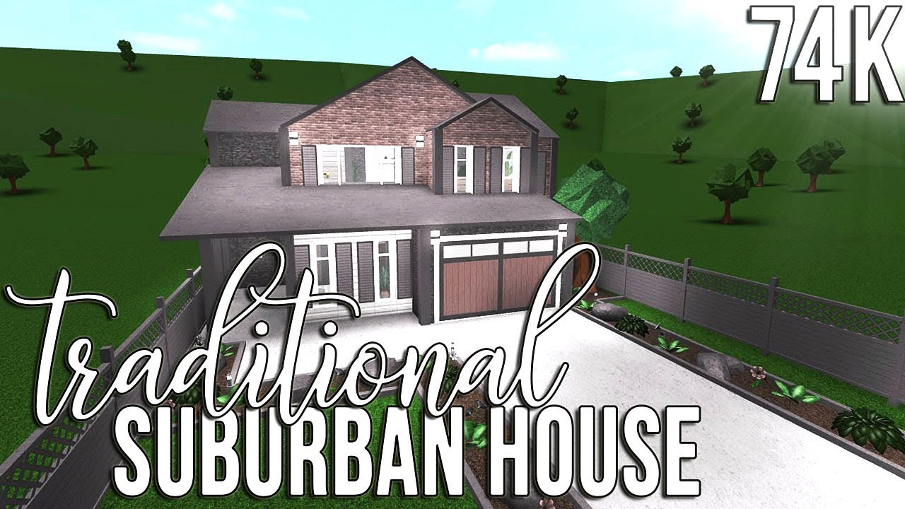 ROBLOX | Bloxburg: Traditional Suburban House 74k