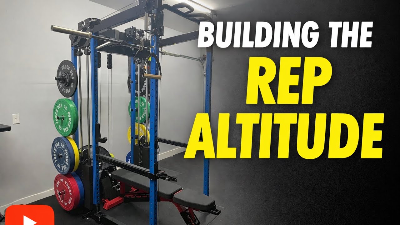 How to kinda assemble the Rep Altitude power rack with functional trainer