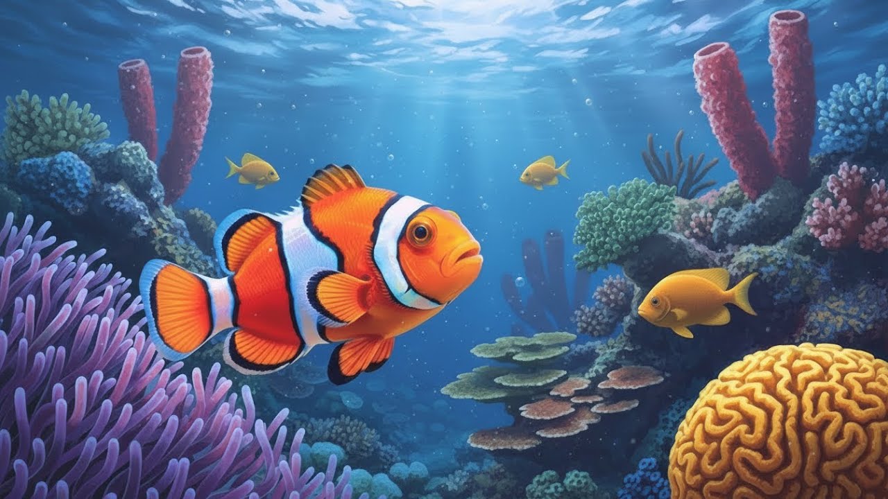 The Best 4K Aquarium - Dive Into The Mesmerizing Underwater Realm, Sea Jellyfish, Coral Reefs .