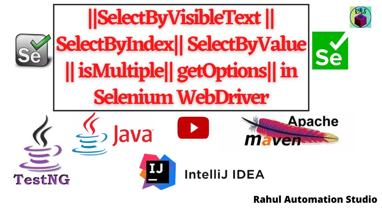 🔥 How to Select Value from Dropdown in Selenium | With & Without Select Class | Selenium WebDriver🔥