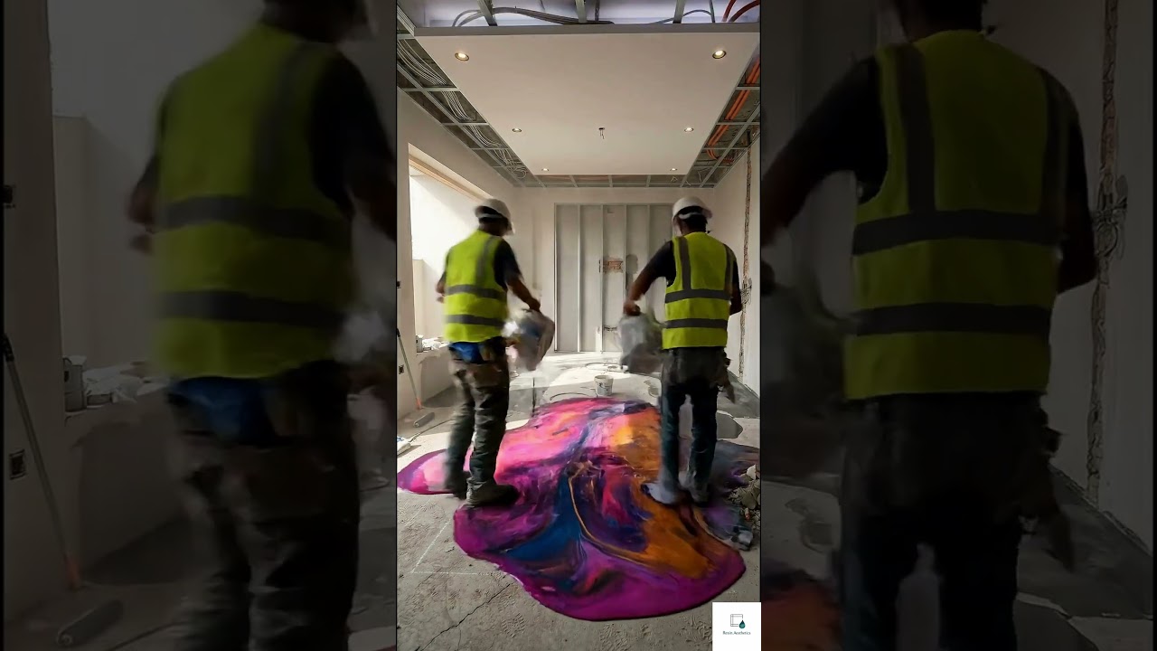 GTA 6 Gaming Room Makeover With Neon Epoxy Floor Vice City Style