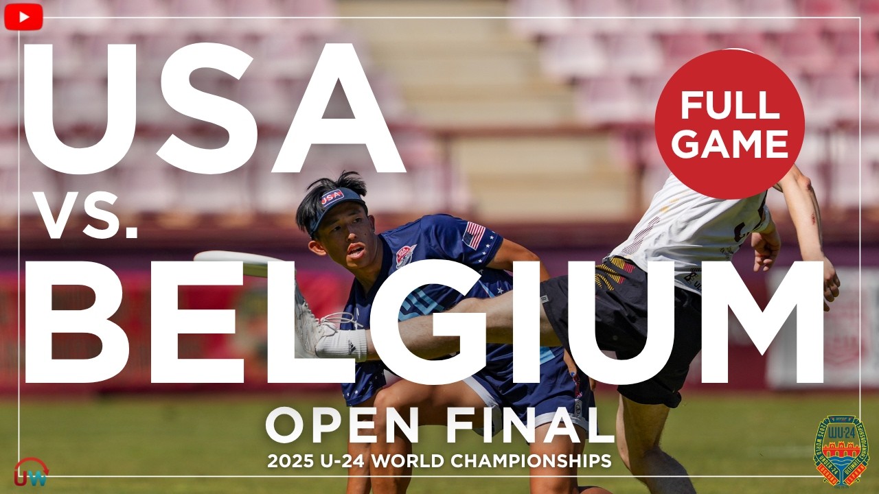 United States vs. Belgium (Open Final) | 2025 U-24 World Championships