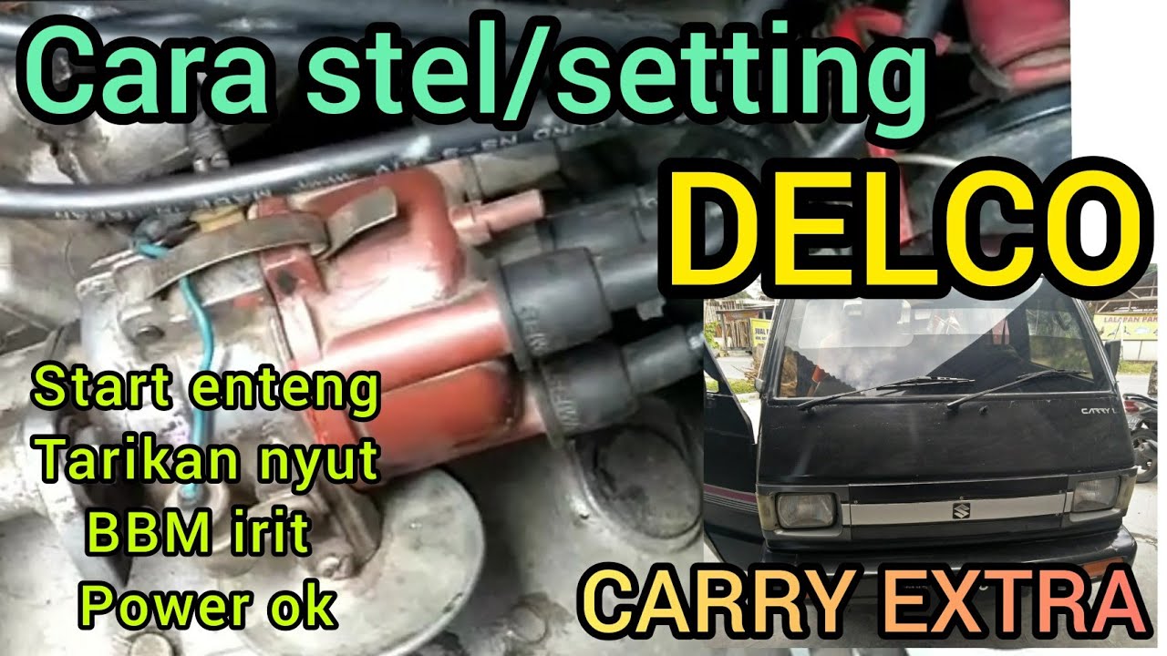 cara stel/setting delco