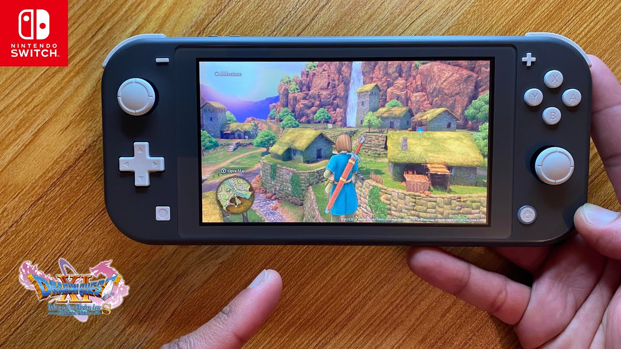 DRAGON QUEST XI S: Echoes of an Elusive Age &mdash; Definitive Edition для Nintendo Switch Lite. Геймплей