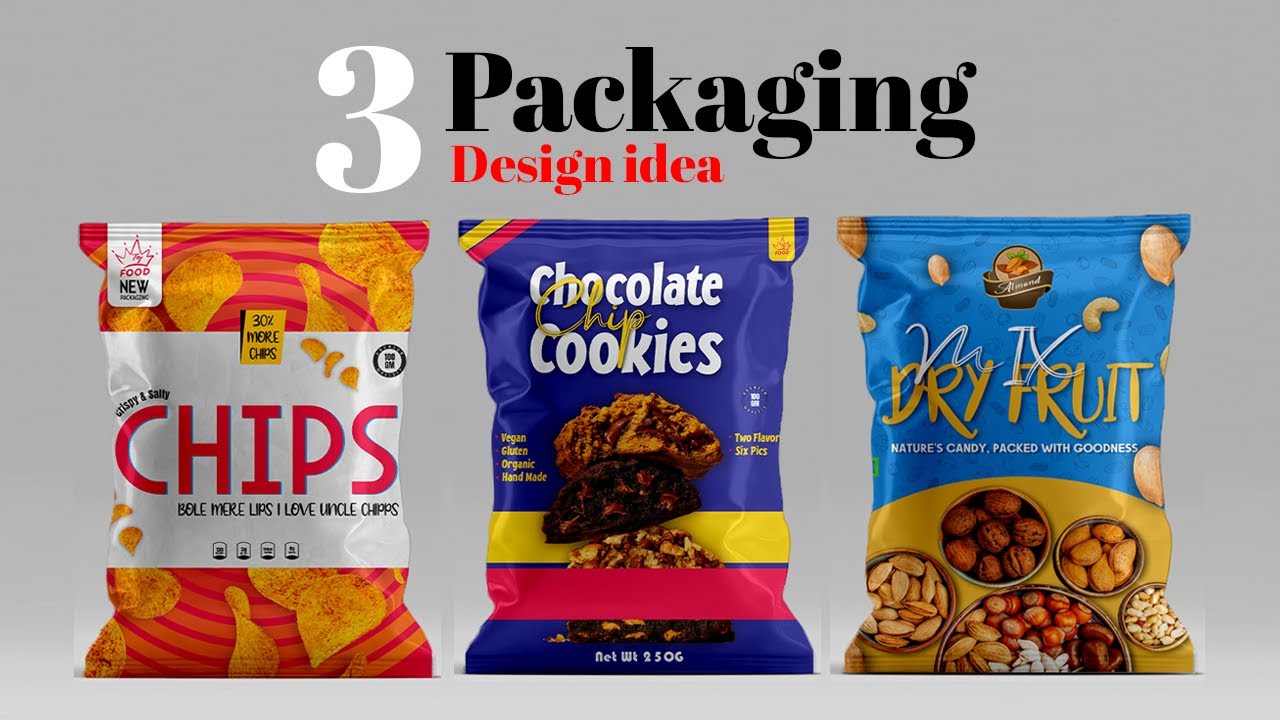 How to Create a 3 Packaging Design ideas | Social Media ads