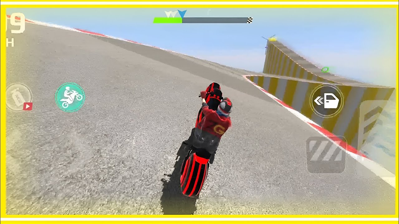 NO BRAKES, NO FEAR 😈 EXTREME BIKE 🏍️RAMP CHALLENGE