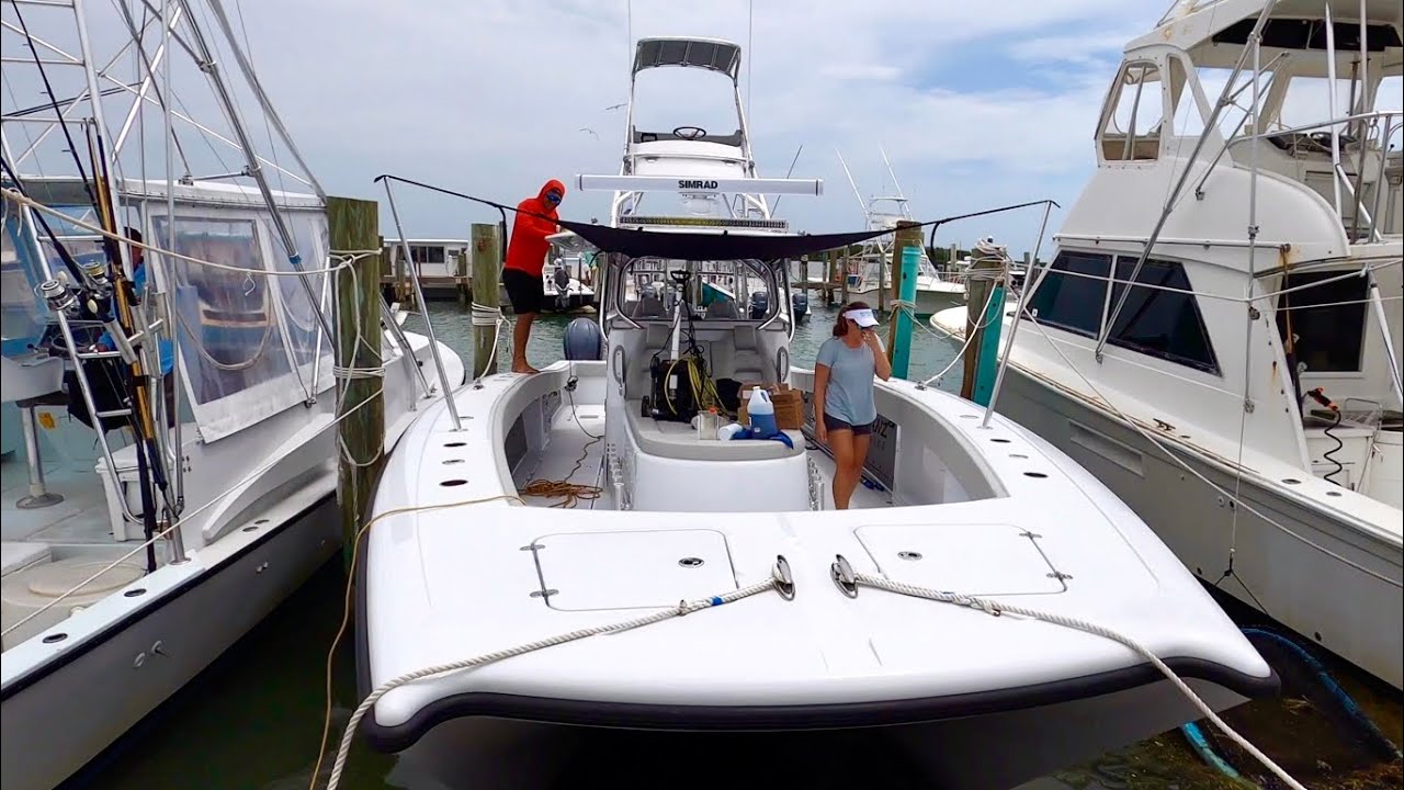 Prepping Brand NEW 42 FREEMAN CATAMARAN with WAX and STANZ brand update